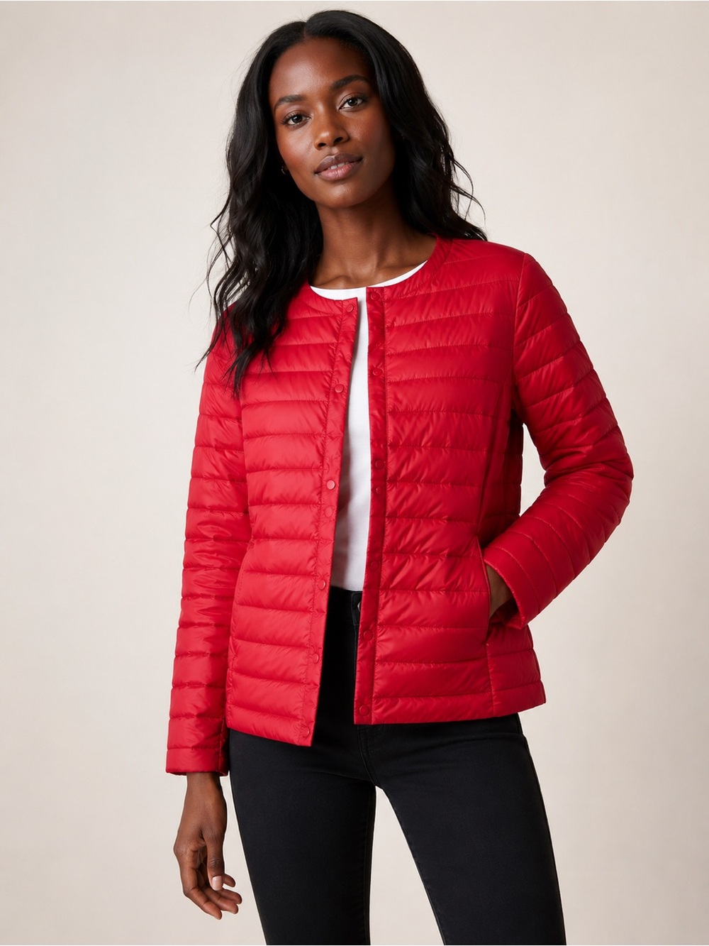 Uniqlo Ultra Light Down Jacket, Red, Large (NWT)